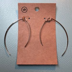 New! Gold hoop earrings from earthbound
